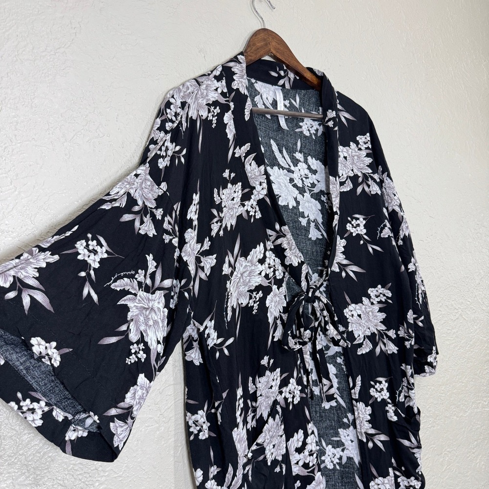 Spiritual Gangster Maya Kimono Top OS Floral‎ Lightweight Robe Cover Up Shawl - Picture 5 of 9